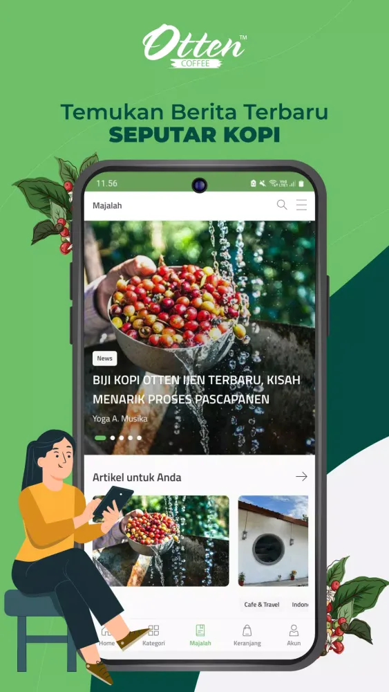 Tangkapan layar Otten Coffee