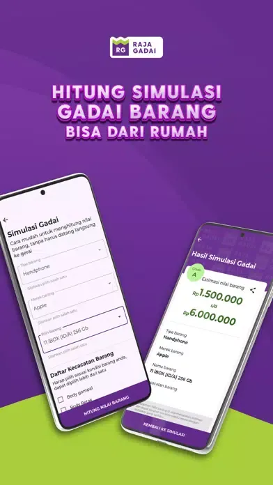 Tangkapan layar MyRG - Raja Gadai App