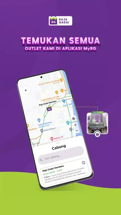 Tangkapan layar MyRG - Raja Gadai App