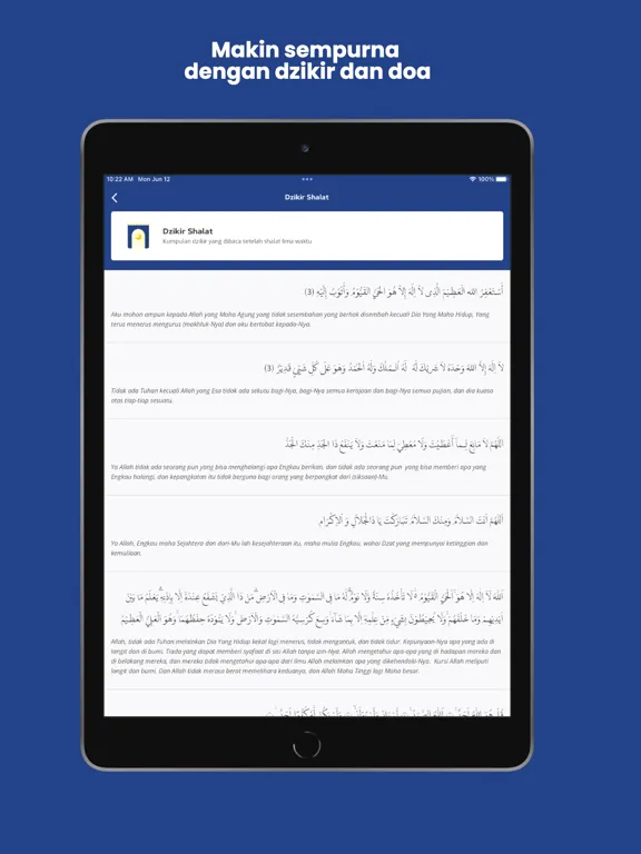 Ảnh chụp màn hình của Silahul Mukmin: Doa & Dzikir iPad 