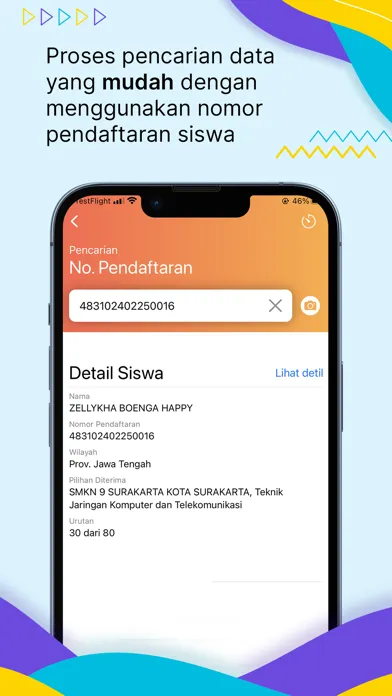 Screenshot di SIAP PPDB