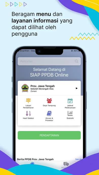Screenshot di SIAP PPDB