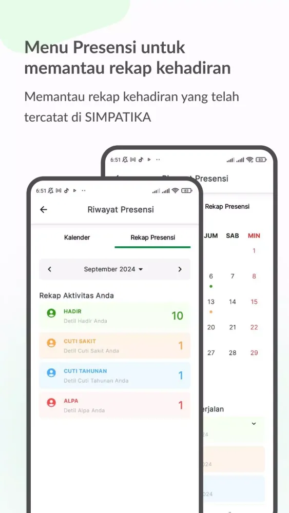 Capturas de tela do SIMPATIKA