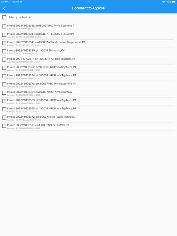 FORCA APPROVAL iPad  Ekran Görüntüleri