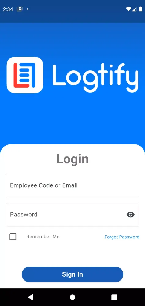 Zrzuty ekranu Logtify