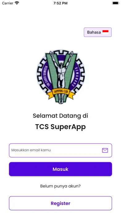 ภาพหน้าจอของ TCS SuperApp