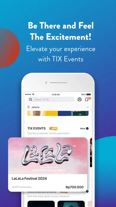TIX ID Screenshots