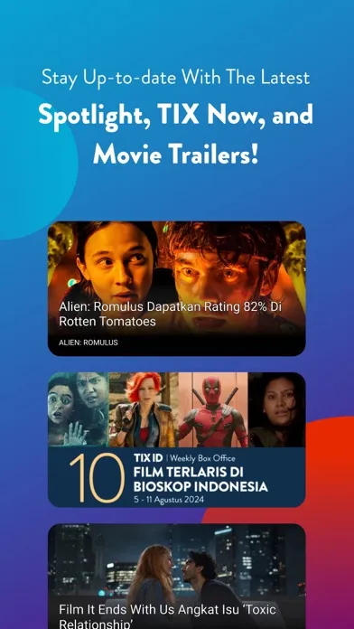 TIX ID Screenshots