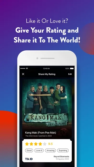 TIX ID Screenshots
