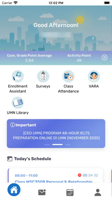 Screenshot di UNION - UMN Companion