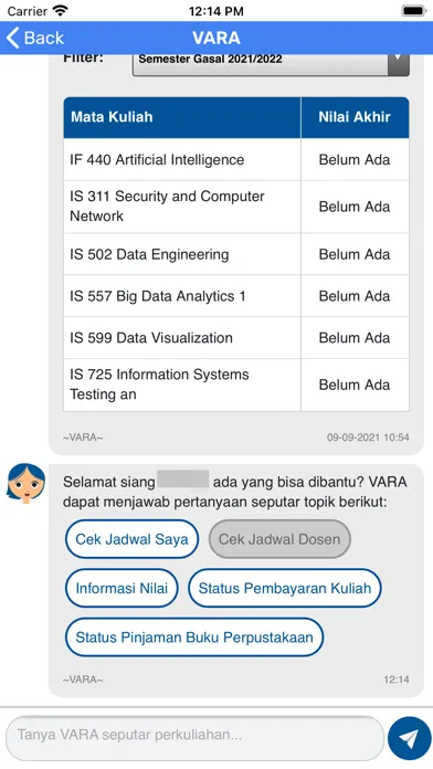 Screenshot di UNION - UMN Companion