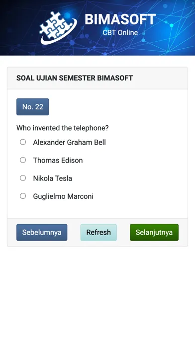 Скриншоты Bimasoft Exam Client Online