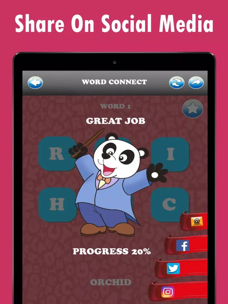 Tangkapan skrin Word Connect - Brain Teaser iPad 