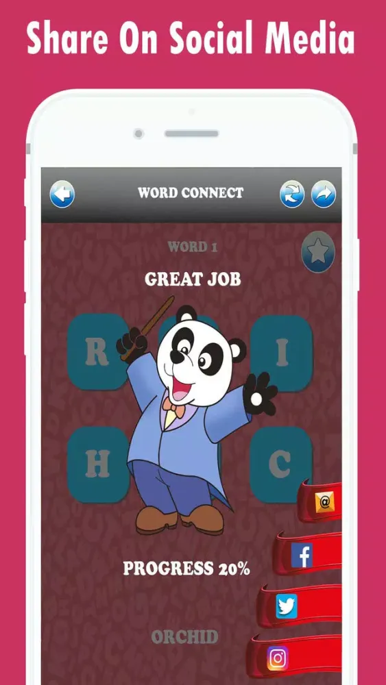 Tangkapan skrin Word Connect - Brain Teaser