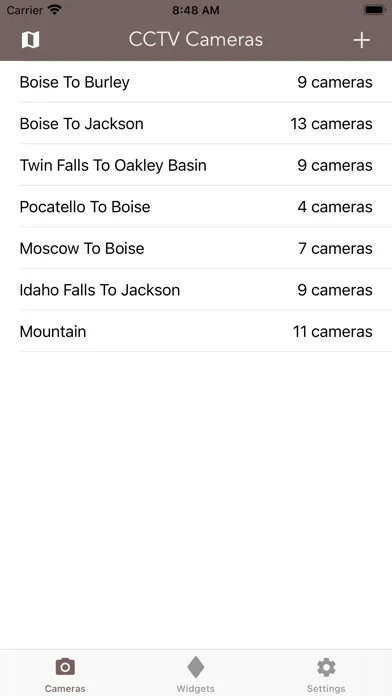 Capturas de pantalla de Idaho 511 Road Conditions