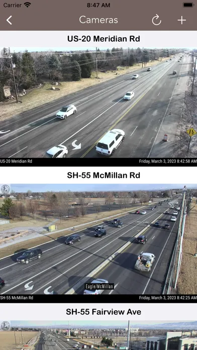 Capturas de pantalla de Idaho 511 Road Conditions