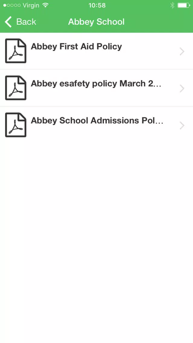 Ảnh chụp màn hình của Abbey School