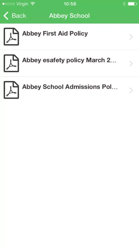 Abbey School應用截圖