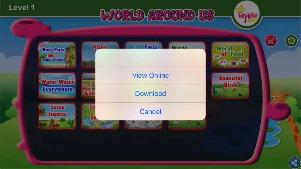 Look And Learn World Around Us–Level 1 스크린샷