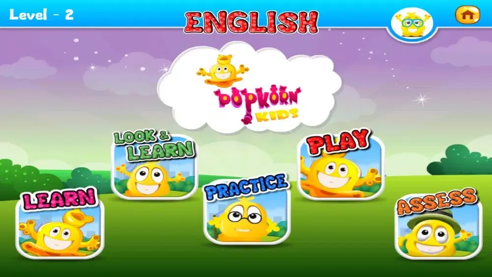 Tangkapan skrin PopkornKids : level -2