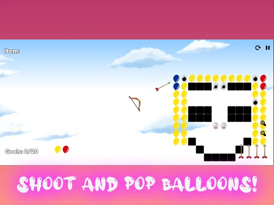 Tangkapan skrin Pop Balloons Online iPad 