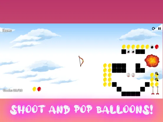 Tangkapan skrin Pop Balloons Online iPad 