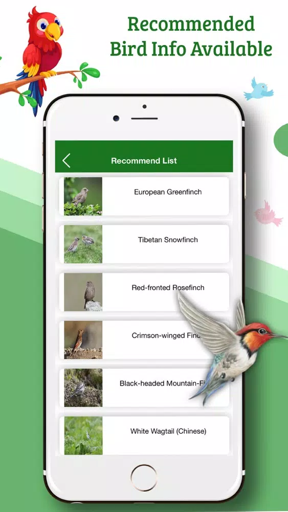 Bird Identifier by Name スクリーンショット