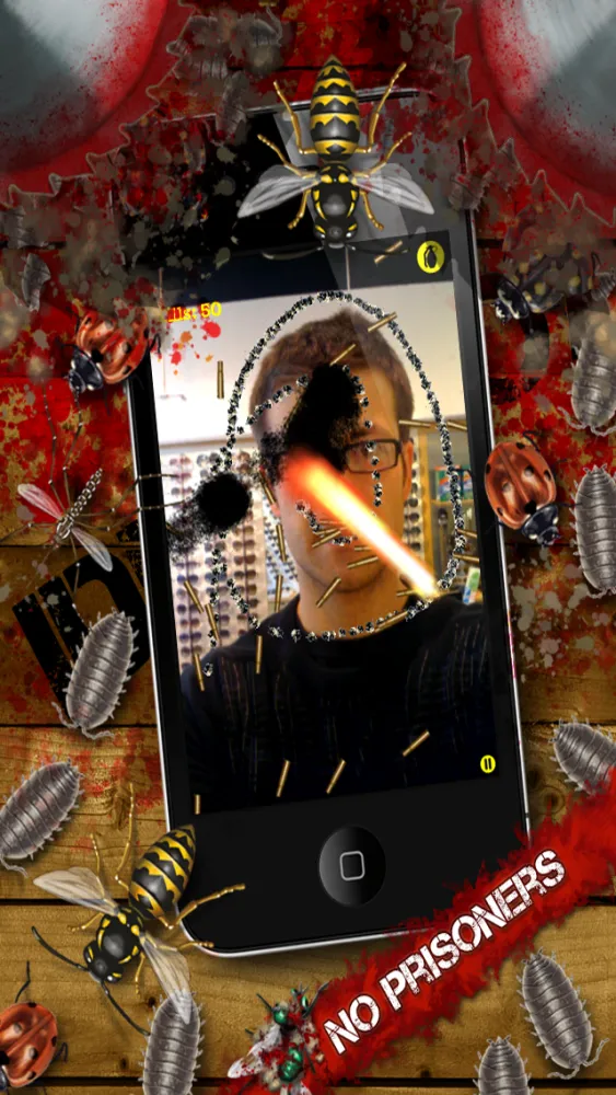 Capturas de pantalla de iDestroy Reloaded - torture the bloody bugs with awesome weapons in a sandbox