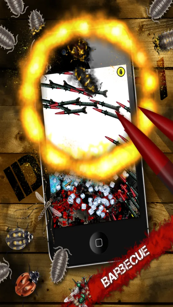 Capturas de pantalla de iDestroy Reloaded - torture the bloody bugs with awesome weapons in a sandbox