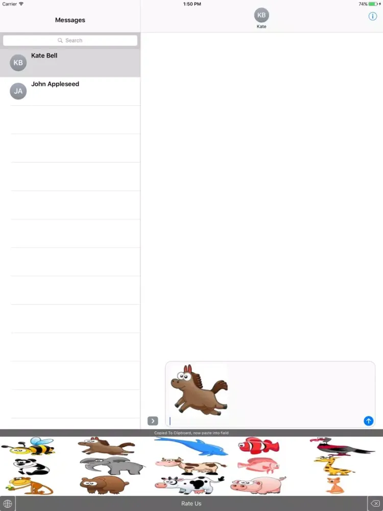 Zrzuty ekranu Animals Emoji iPad 