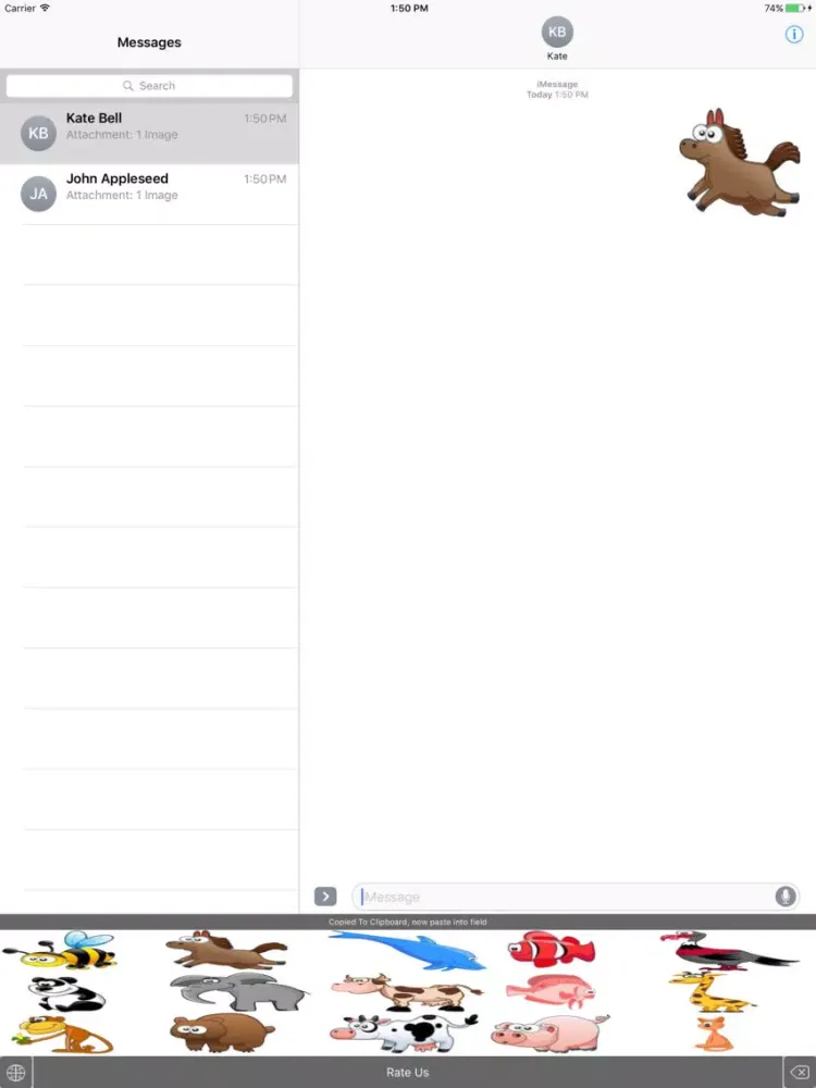 Zrzuty ekranu Animals Emoji iPad 