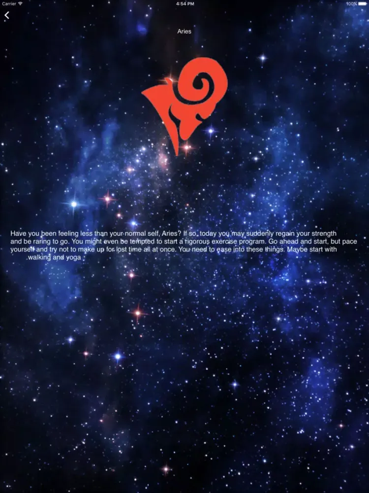 تصاویر iHoroscope Daily iPad 