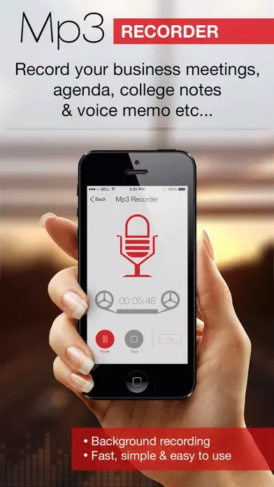 Capturas de pantalla de Mp3 Recorder : Voice Recorder