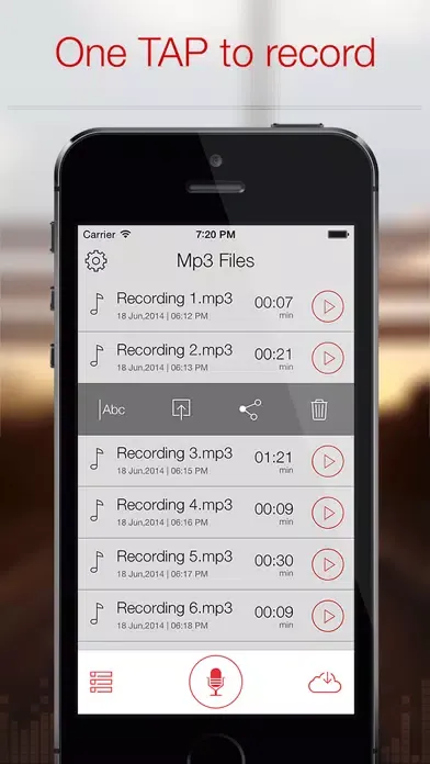 Capturas de pantalla de Mp3 Recorder : Voice Recorder