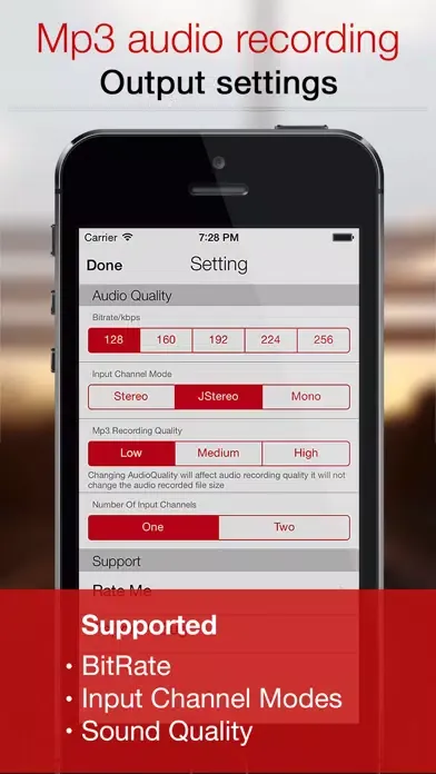 Capturas de pantalla de Mp3 Recorder : Voice Recorder