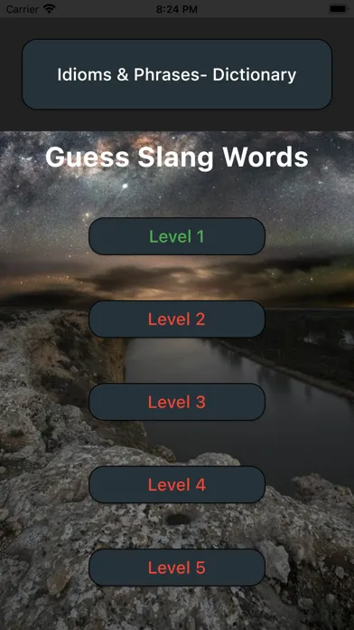 Zrzuty ekranu English Idioms Quiz