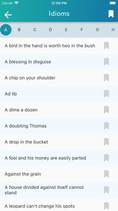 Idioms and Phrases for English應用截圖