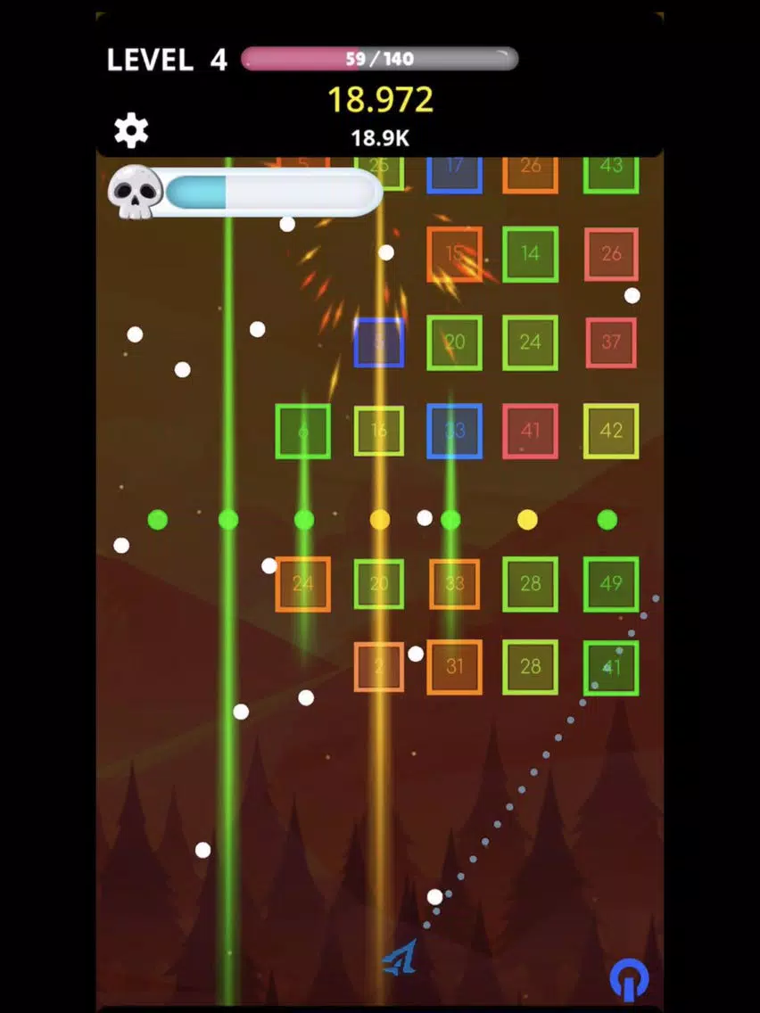 Capturas de pantalla de Idle Bricks Breaker Shooter iPad 