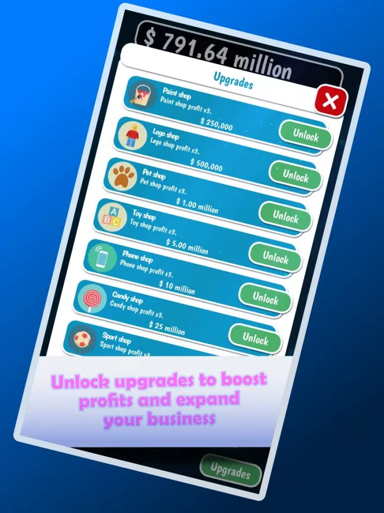 صور Business Tycoon Idle Clicker iPad 