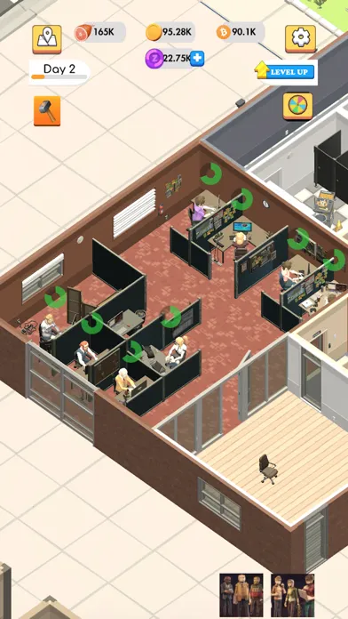 Capturas de tela do Idle Office Empire Tycoon