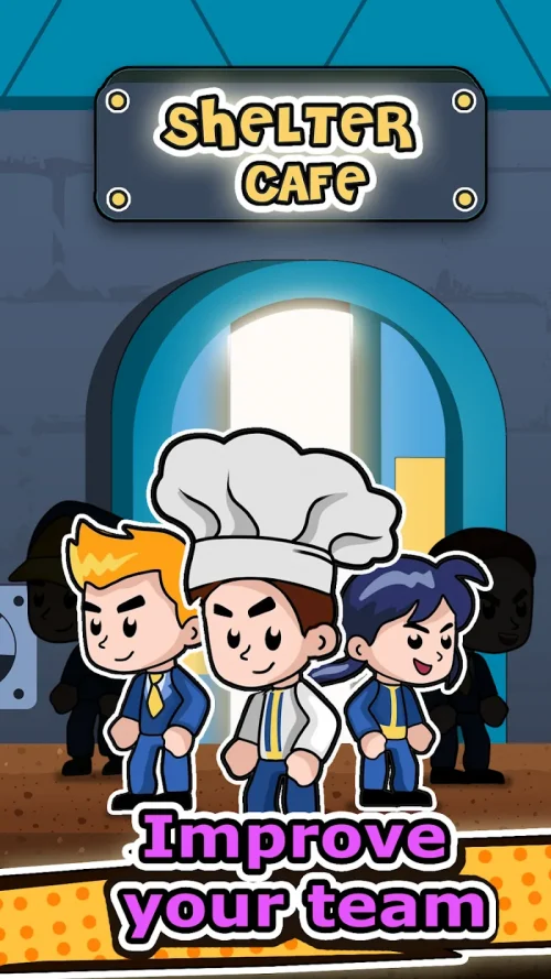 Idle Food Shelter Cafe Tycoon-screenshot-1