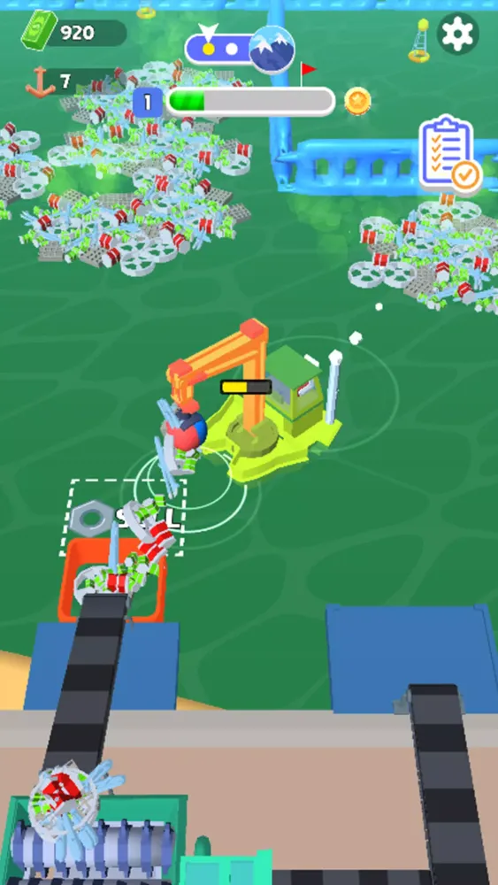 Idle Sea Cleaner Screenshots