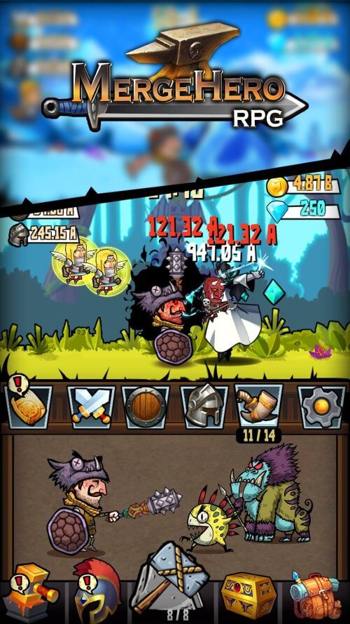 Idle Games: RPG Merge Hero-screenshot-1