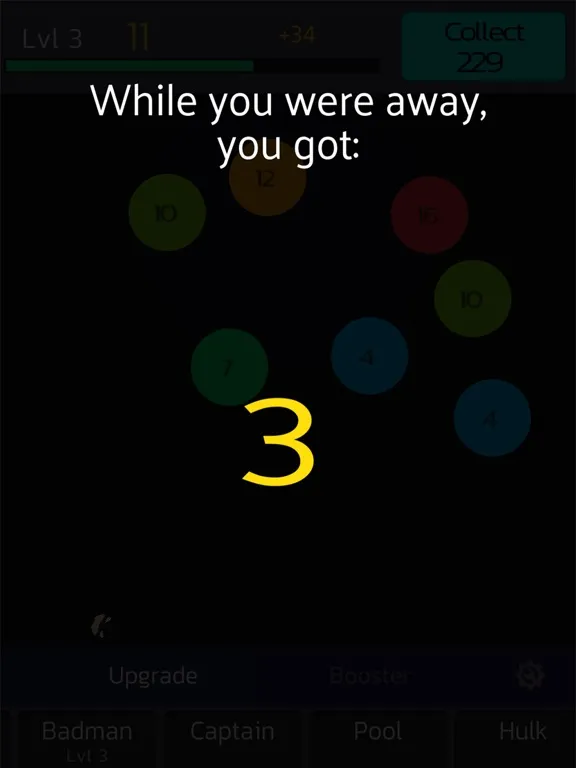 Idle Balls Super Heroes iPad  Screenshots