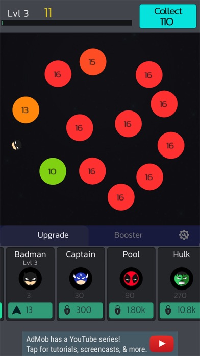 Capturas de pantalla de Idle Balls Super Heroes