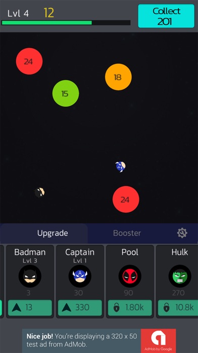 Capturas de pantalla de Idle Balls Super Heroes