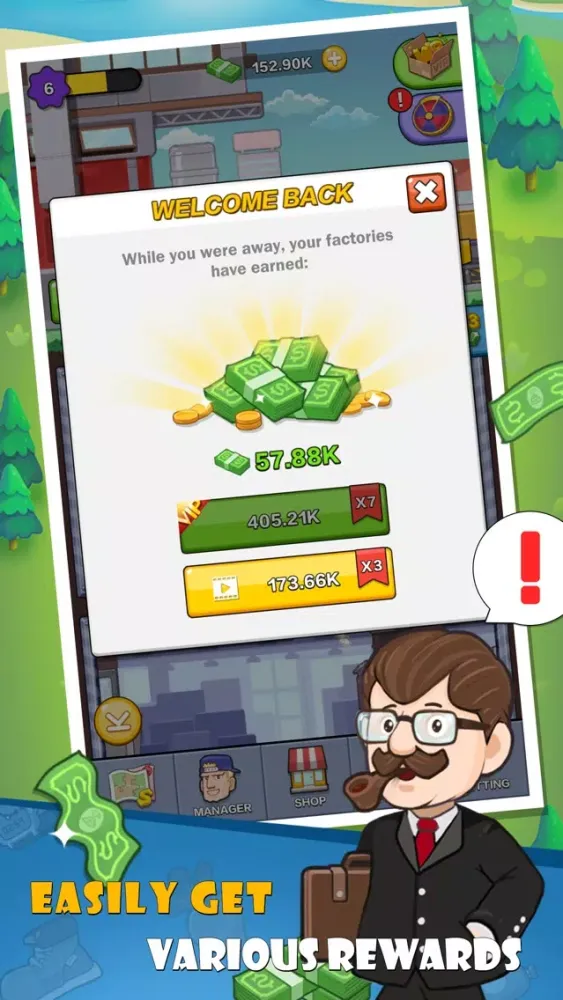 Capturas de tela do Mega Factory-Idle Game、Tycoon