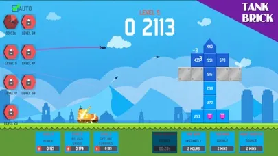 ภาพหน้าจอของ Tank War: Idle Brick