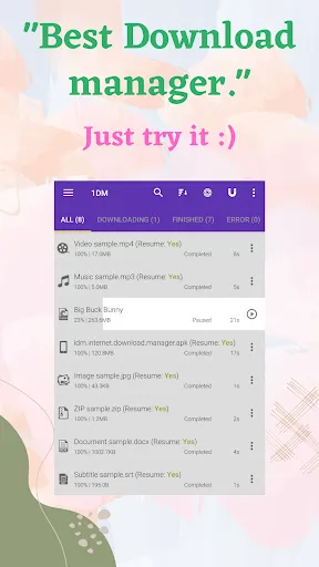 1DM+: Browser & Video Download Screenshots