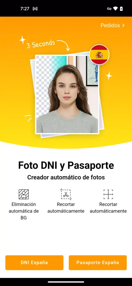 Zrzuty ekranu Foto DNI y Pasaporte